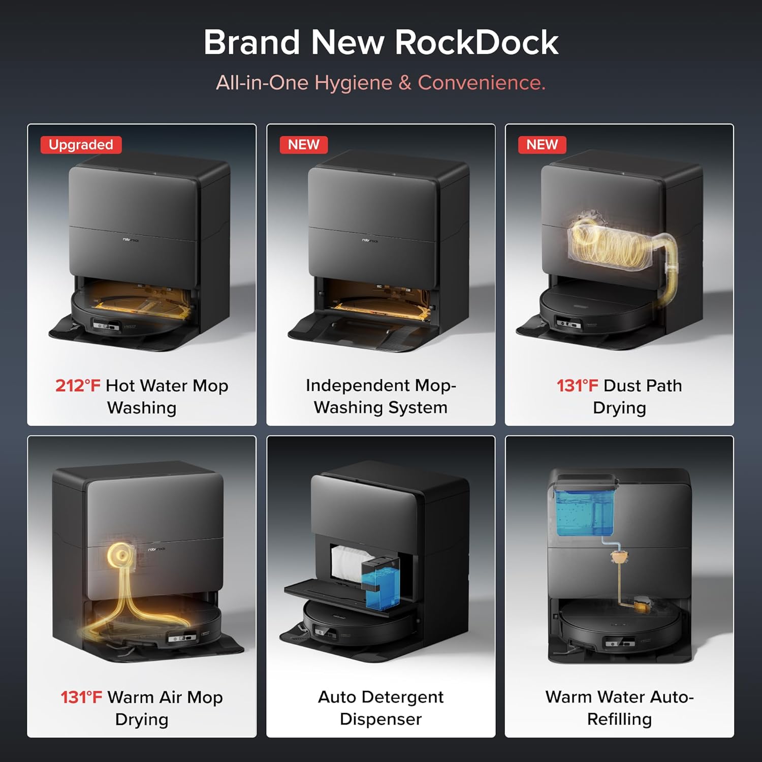 جارو رباتیک روبوراک مدل Roborock saros 20 sonic - Image 8