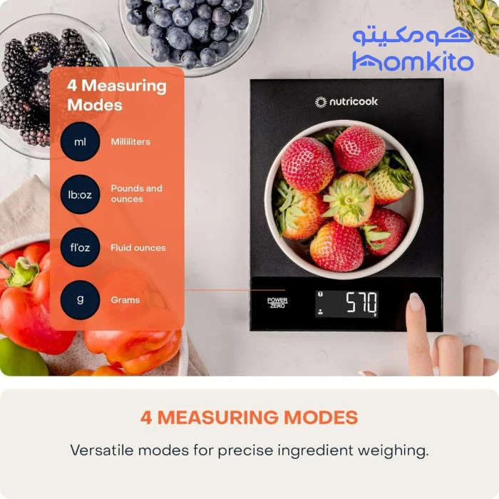 ترازوی آشپزخانه نوتریکوک مدل Nutricook KS205S - Image 7