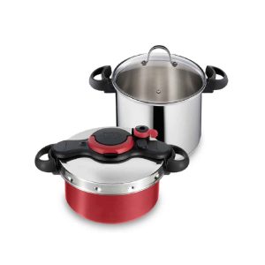زودپز دو قلو تفال مدل مینوت دو 5 و 7.5 لیتری Tefal Minute dou