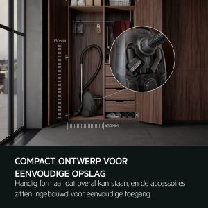 ظرفیت کیسه در جاروبرقی آاگ مدل AEG AB31C1GG