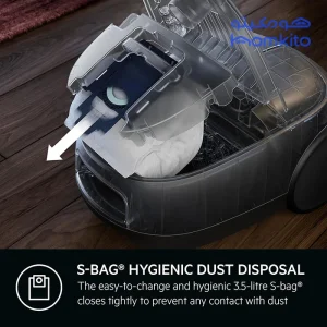شعاع عملکرد در جاروبرقی آاگ مدل AEG AB61C2ECO + دو پارو