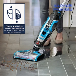 عملکرد نظافت در جاروبرقی زمین شوی بیسل مدل BISSELL CROSSWAVE 1713E