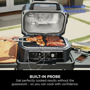محدوده دما در گریل باربیکیو برقی نینجا مدل NINJA Ninja Woodfire Pro OG901