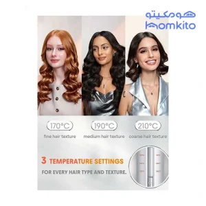 پوشش میله در فر کننده مو شیگلم سایز 25 مدل SHEGLAM It Curl One Touch Instant Curler 25mm