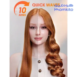 قطر میله در فر کننده مو شیگلم سایز 32 مدل SHEGLAM It Curl One Touch Instant Curler 32mm