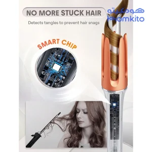 پوشش میله در فر کننده مو شیگلم سایز 32 مدل SHEGLAM It Curl One Touch Instant Curler 32mm