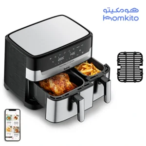 ظرفیت مواد غذایی در سرخ کن دوقلو تفال مدل EY905D40