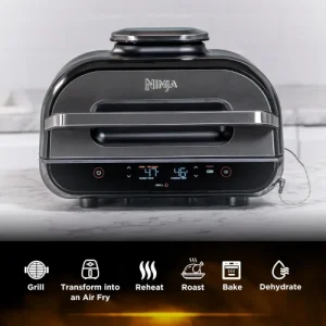 سنسور دما در سرخ کن و گریل نینجا مدل Ninja AG551-سفارش اروپا EU