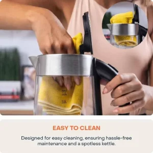 ظرفیت در کتری شیشه ای نوتریکوک مدل NC-GK100
